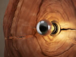 GV Organic Wood Sconce with Natural Milpa Wood Dome - Image 3