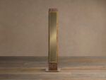 GV Wood Floor Lamp 100 Inch with Brass and Mirrored Glass - Image 2
