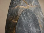GV Shinto Japandi Slate Lamp with Melina Wood Base - Image 3