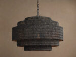 GV Paloma Rattan Chandelier Natural 28 Inch - Image 9