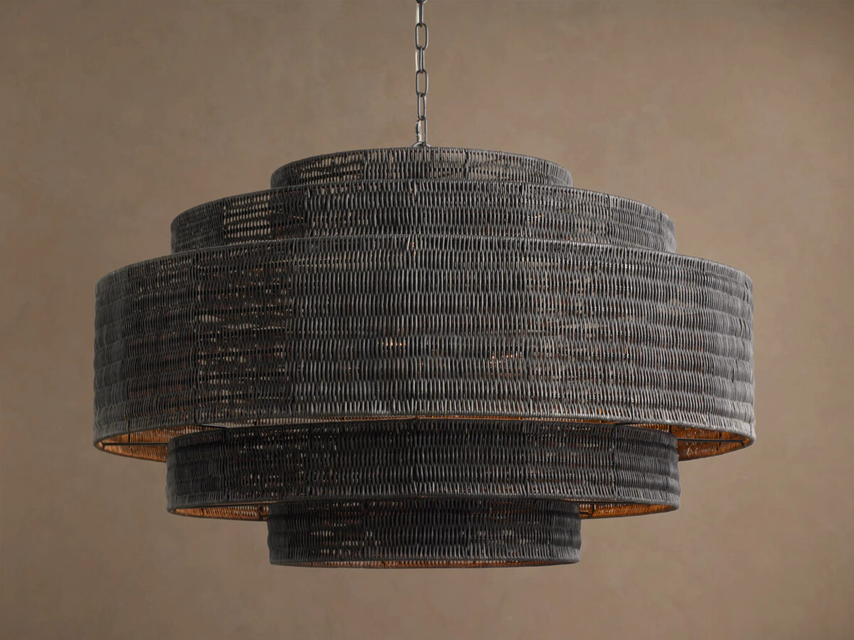 GV Paloma Rattan Chandelier Natural 28 Inch - Image 13
