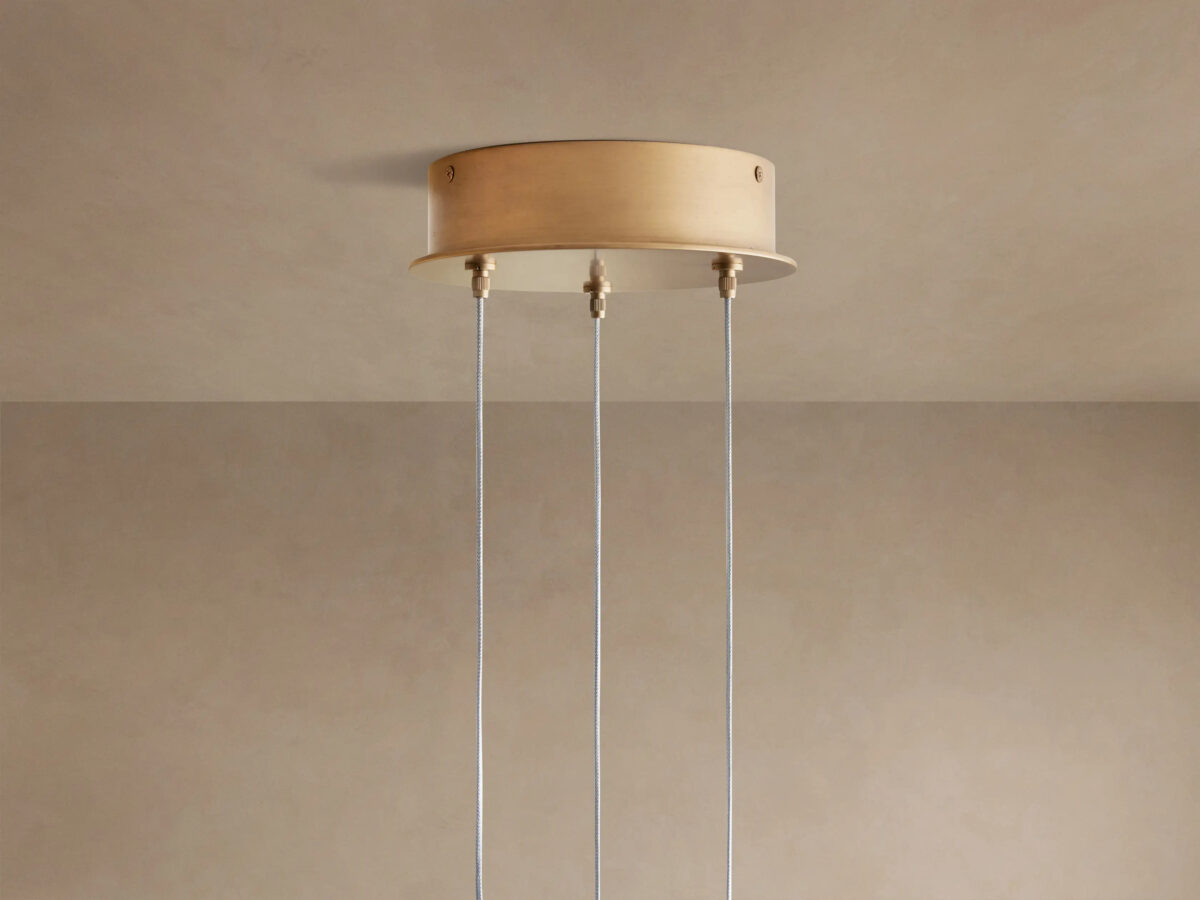 GV Alabaster Chandelier Round Adjustable Cable Light - Image 5