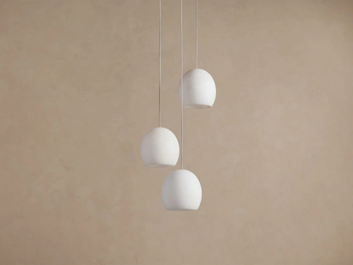 GV Alabaster Chandelier Round Adjustable Cable Light - Image 3