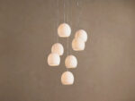 GV Alabaster Chandelier Round Adjustable Cable Light - Image 6