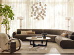 GV Alabaster Chandelier Round Adjustable Cable Light - Image 7