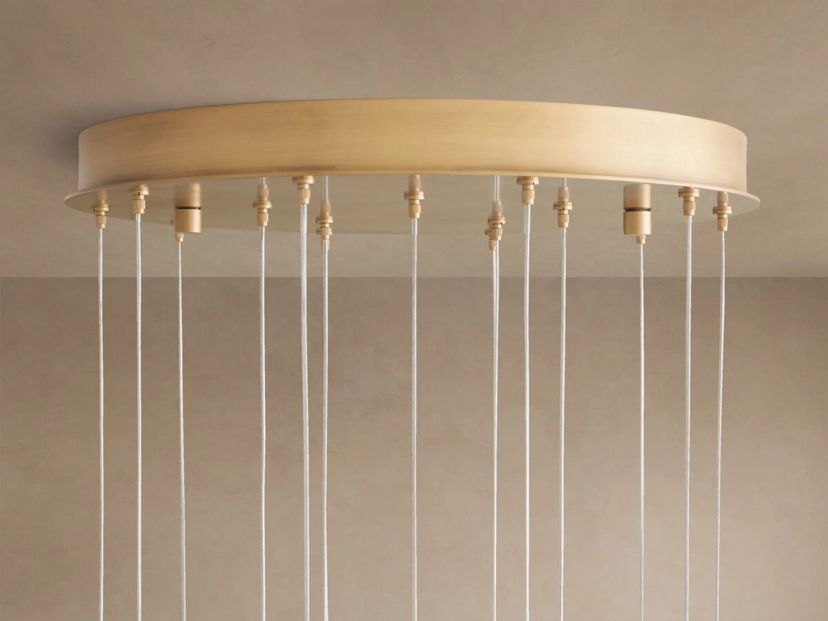 GV Alabaster Chandelier Round Adjustable Cable Light - Image 15