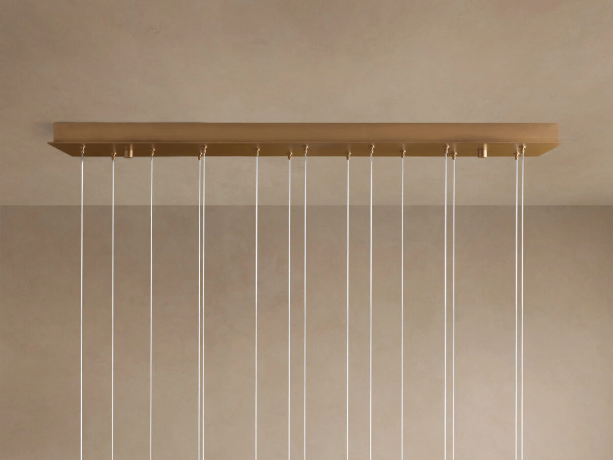 GV Alabaster Chandelier Linear 48 Inch - Image 4