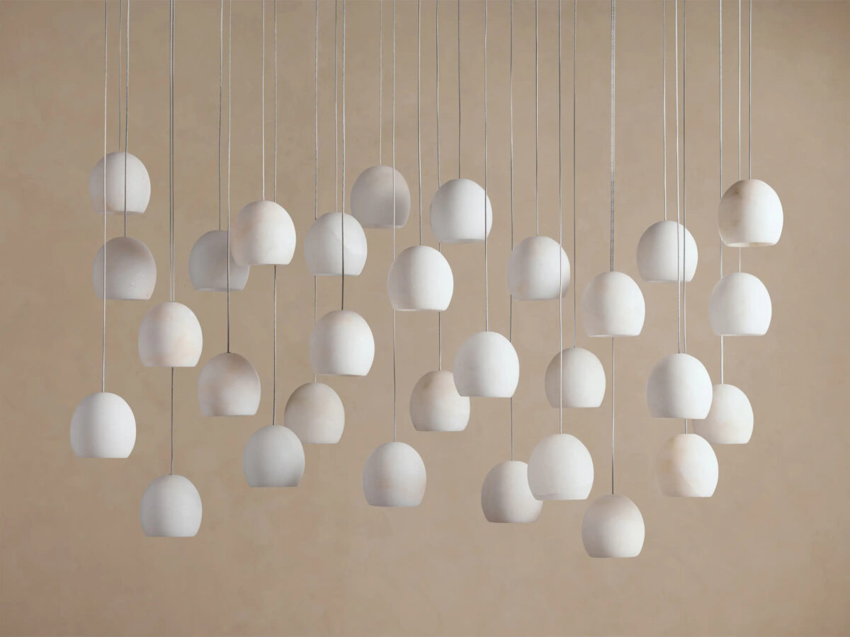 GV Alabaster Chandelier Linear 48 Inch - Image 6