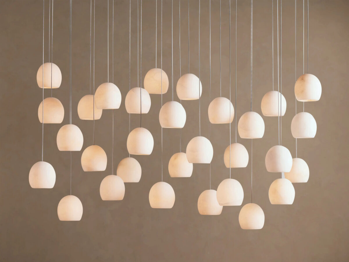GV Alabaster Chandelier Linear 48 Inch - Image 5