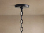GV Rosalind Rattan Chandelier in Black Iron - Image 4