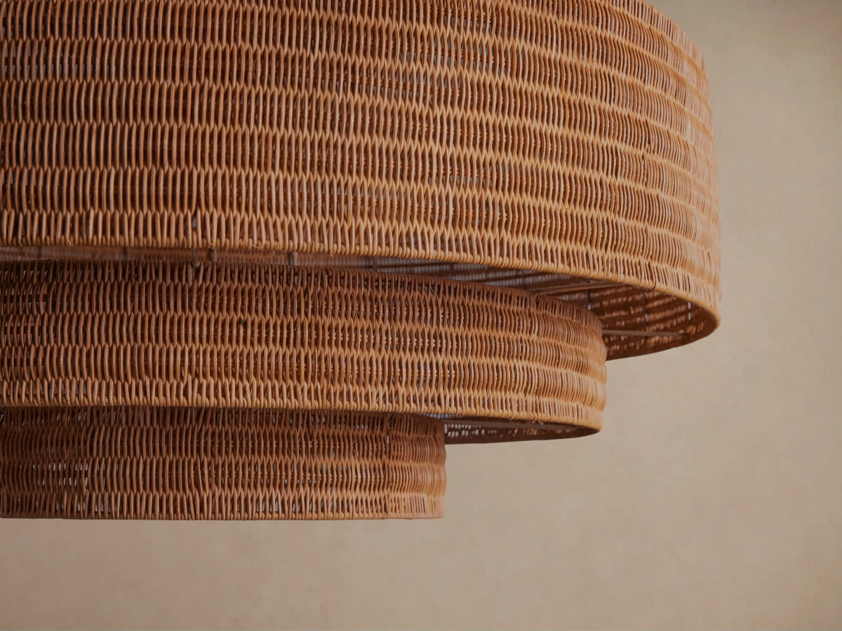 GV Paloma Rattan Chandelier Natural 28 Inch - Image 7