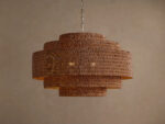 GV Paloma Rattan Chandelier Natural 28 Inch - Image 5