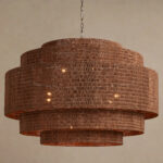 GV Paloma 52 Inch Rattan Chandelier