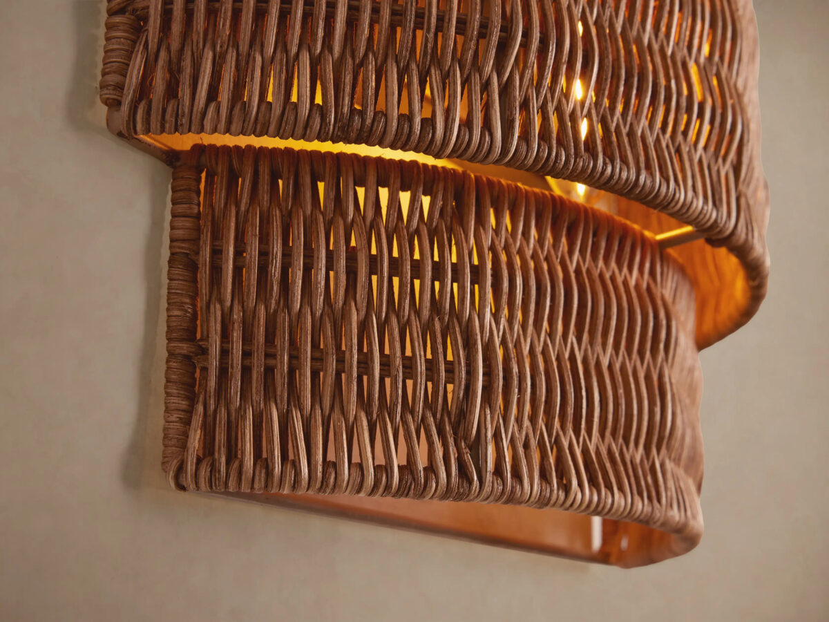 GV Paloma Rattan Wall Sconce - Image 3