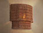 GV Paloma Rattan Wall Sconce