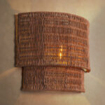 GV Paloma Rattan Wall Sconce