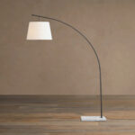 GV Iron Arc Floor Lamp with Marble Base