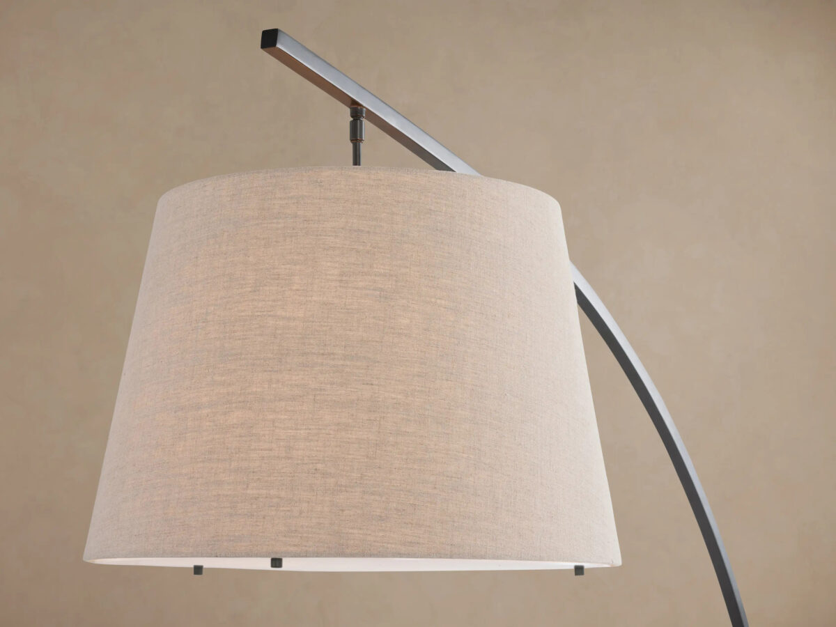 GV Iron Arc Floor Lamp with Marble Base - Image 9