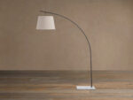 GV Iron Arc Floor Lamp with Marble Base - Image 8