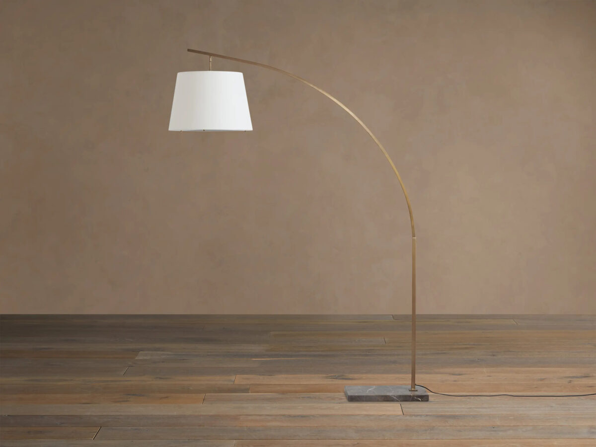 GV Iron Arc Floor Lamp with Marble Base - Image 17