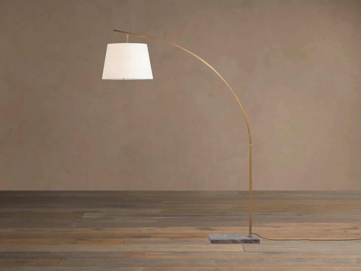 GV Iron Arc Floor Lamp with Marble Base - Image 16