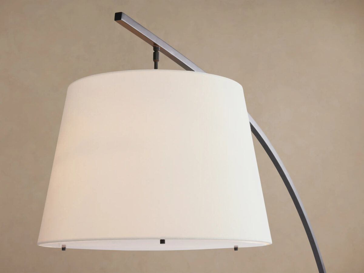 GV Iron Arc Floor Lamp with Marble Base - Image 6