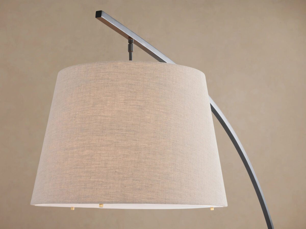 GV Iron Arc Floor Lamp with Marble Base - Image 12