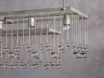 GV Aubrey 47 in Silver Iron Chandelier with Glass Crystals - Image 4