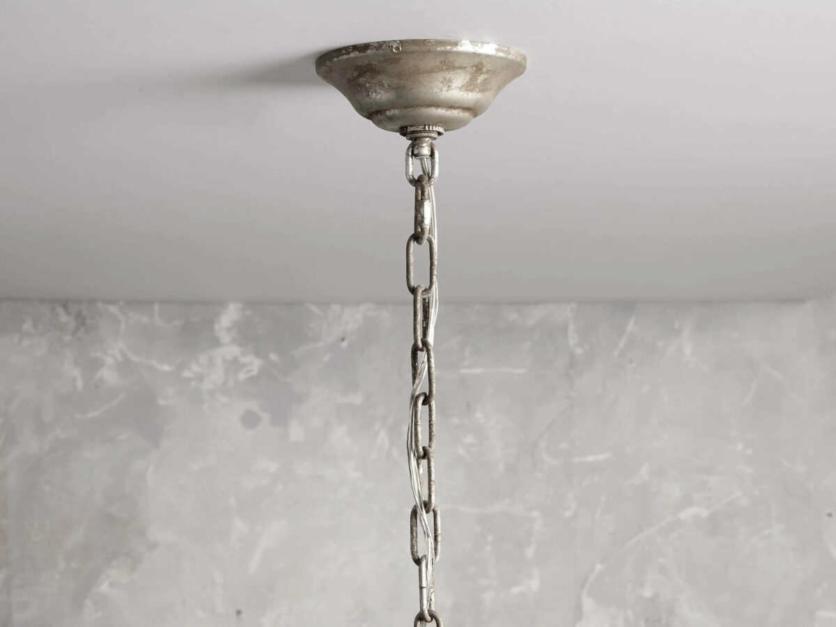 GV Aubrey Round Silver Crystal Chandelier 4 Tier - Image 4