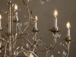 GV Crystal Chandelier Claudette 12 Light Silver - Image 3
