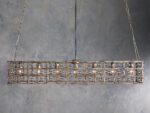 GV La Cage Iron Cage Chandelier in Silver Clay