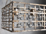 GV La Cage Iron Cage Chandelier in Silver Clay - Image 3