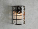 GV Iron Cage Sconce with Crystal Spheres