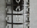 GV Iron Cage Sconce with Crystal Spheres - Image 2