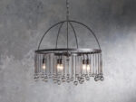 GV Aubrey 2 Tier Iron Cage Chandelier