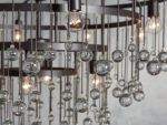 GV Iron Chandelier Aubrey Round 4 Tier Bronze - Image 3
