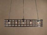 GV La Cage Oval Iron Cage Chandelier in Bronze