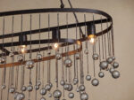 GV Iron Oval Chandelier Aubrey 7 Light Bronze - Image 3