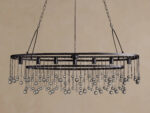 GV Iron Oval Chandelier Aubrey 7 Light Bronze - Image 2