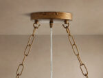 GV Iron Chandelier Aubrey Rectangular Glass Drop Light - Image 17