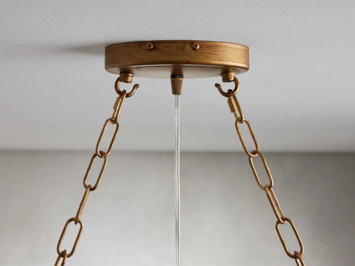 GV Iron Oval Chandelier Aubrey 7 Light Bronze - Image 8