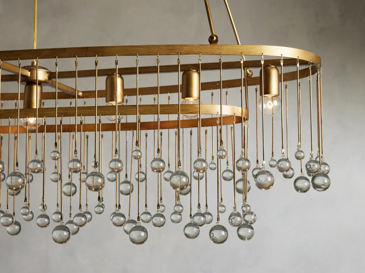 GV Iron Oval Chandelier Aubrey 7 Light Bronze - Image 7
