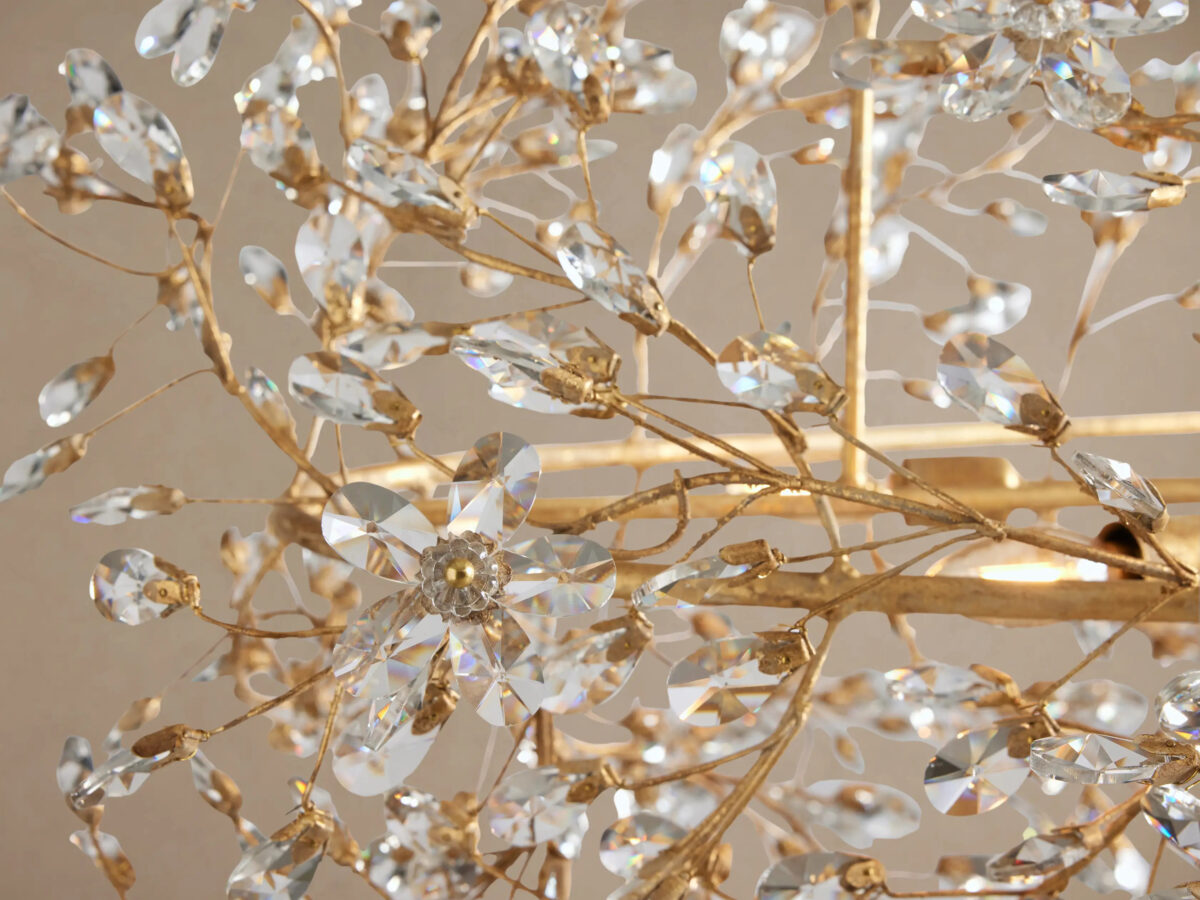 GV Fiore Crystal Crown Light Chandelier - Image 9