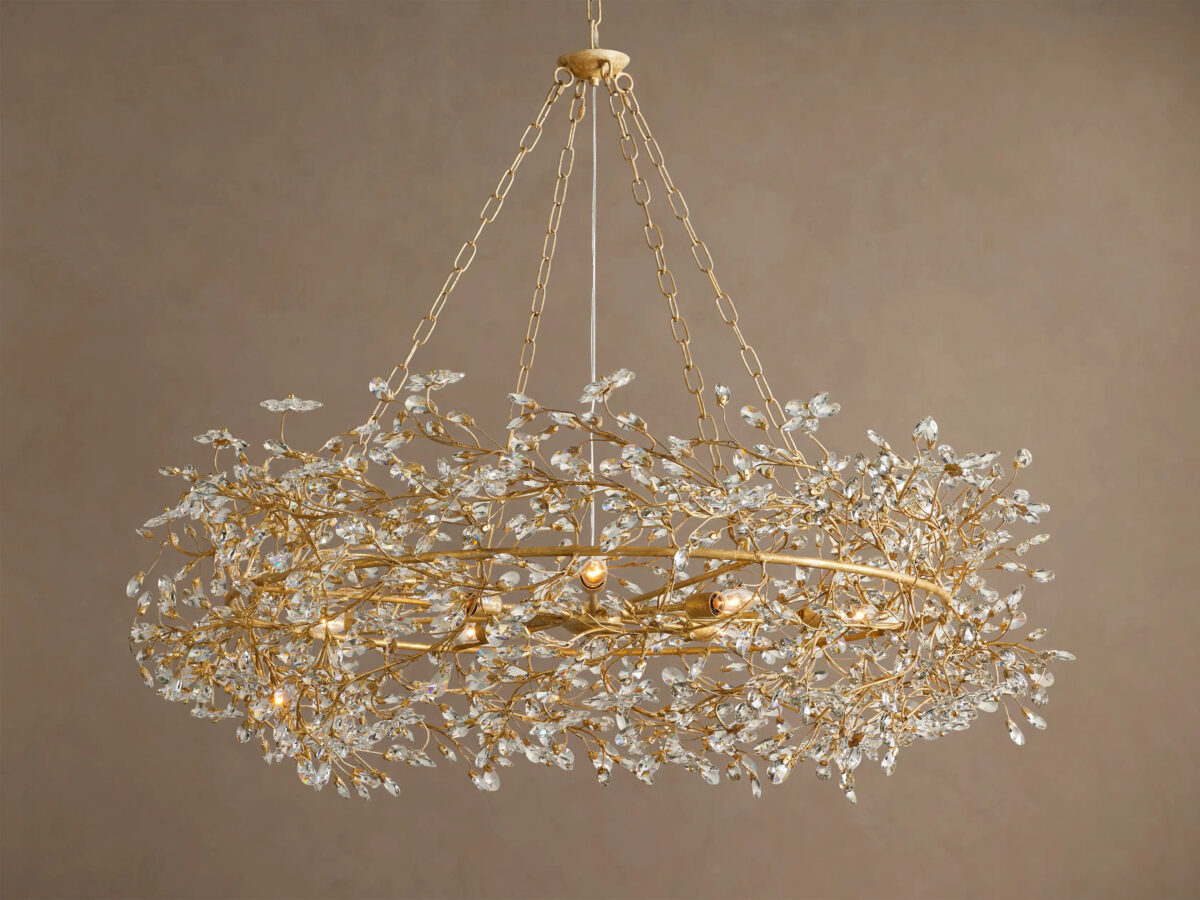 GV Fiore Crystal Crown Light Chandelier - Image 6