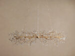 GV Linear Crystal Light Fiore Chandelier - Image 2