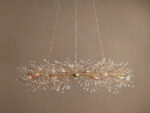 GV Linear Crystal Light Fiore Chandelier