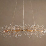 GV Linear Crystal Light Fiore Chandelier