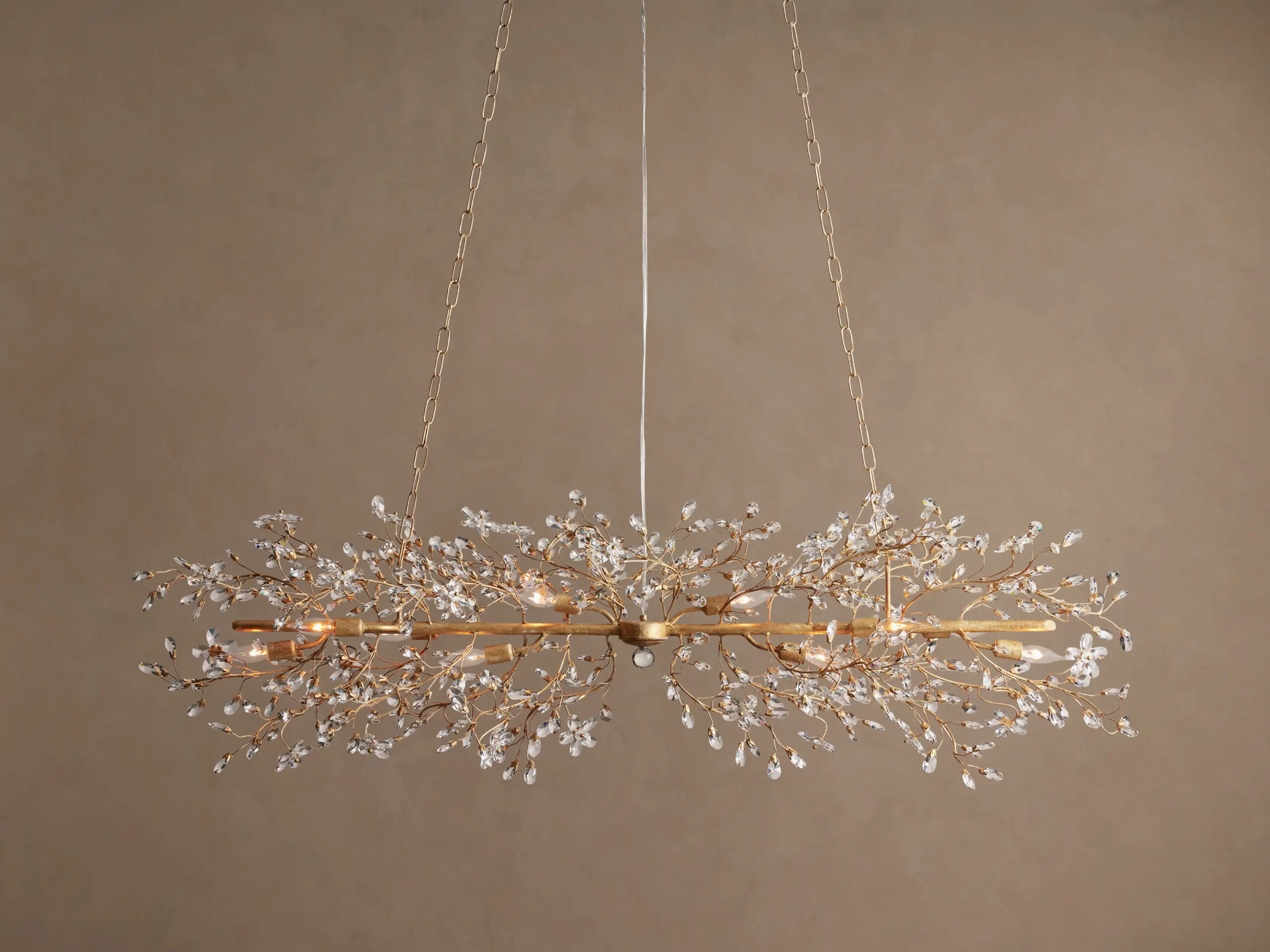 66636H647_RTBU260121 GV Linear Crystal Light Fiore Chandelier - Image 1