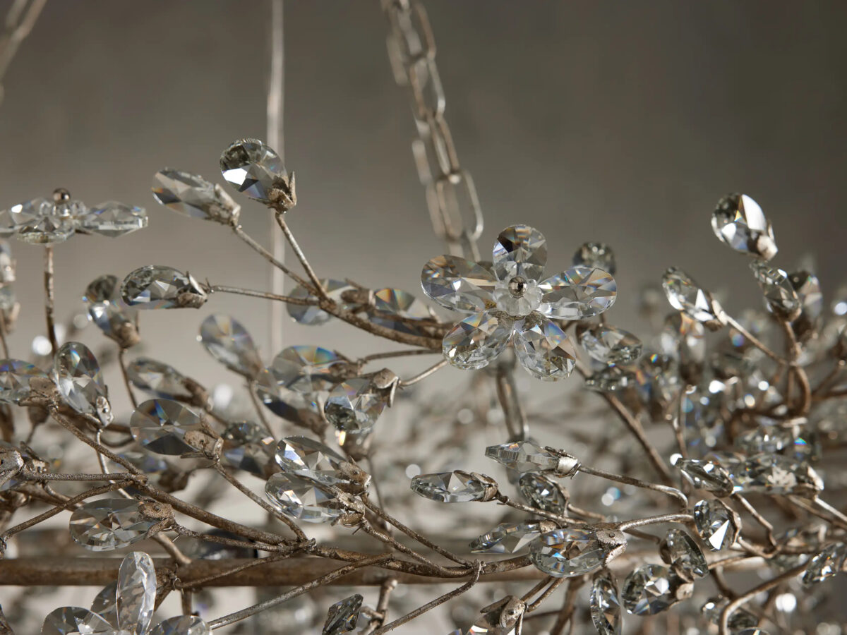 GV Fiore Crystal Crown Light Chandelier - Image 32