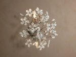 GV Fiore Crystal Iron Sconce